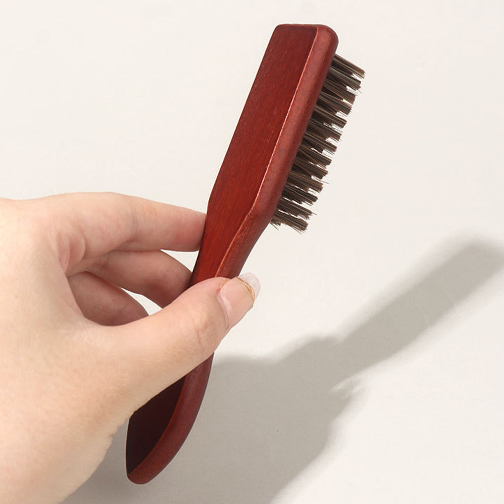 Hair Care For Men - 2個入り ひげ用グルーミングブラシ 木製ブラシ ひげ用コーム 男性用ヘアデタングラー 背毛スタイリング