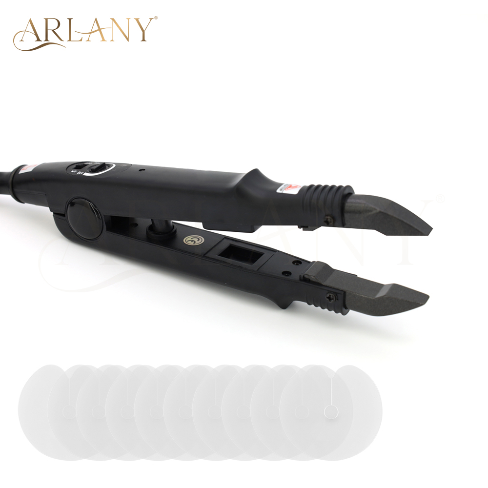 Keratin Treatment Set - ARLANY ヘアエクステンションコネクタキット フュージョンケラチン ヒートワンド 温度調節可能 ヒートワンド