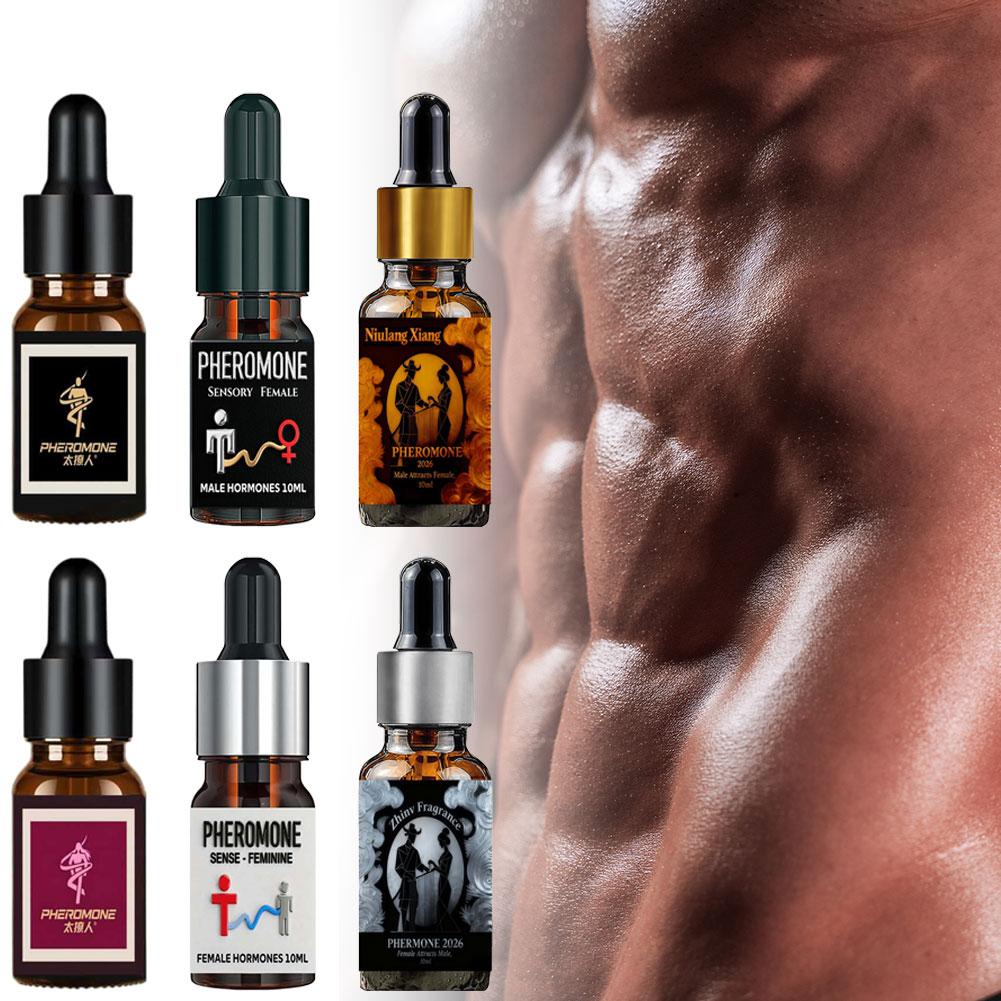 Hair Care For Men - 10ml アルコールフリー ヘアケア エッセンシャルオイル フェロモン香水 長持ちする魅力的なコロン