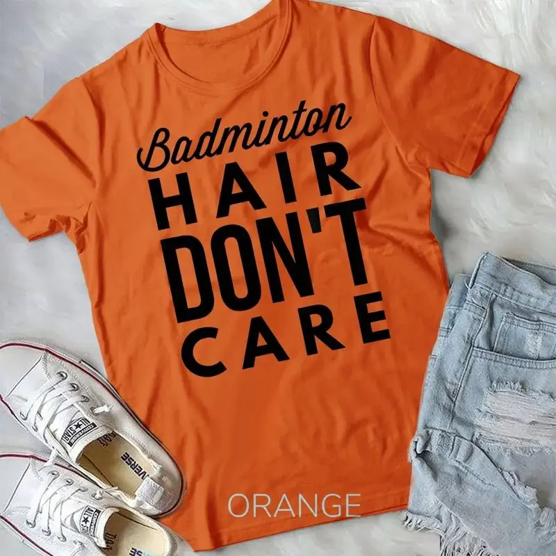 Hair Care For Men - バドミントンヘア ドントケア ナイスTシャツ ユニセックスTシャツ
