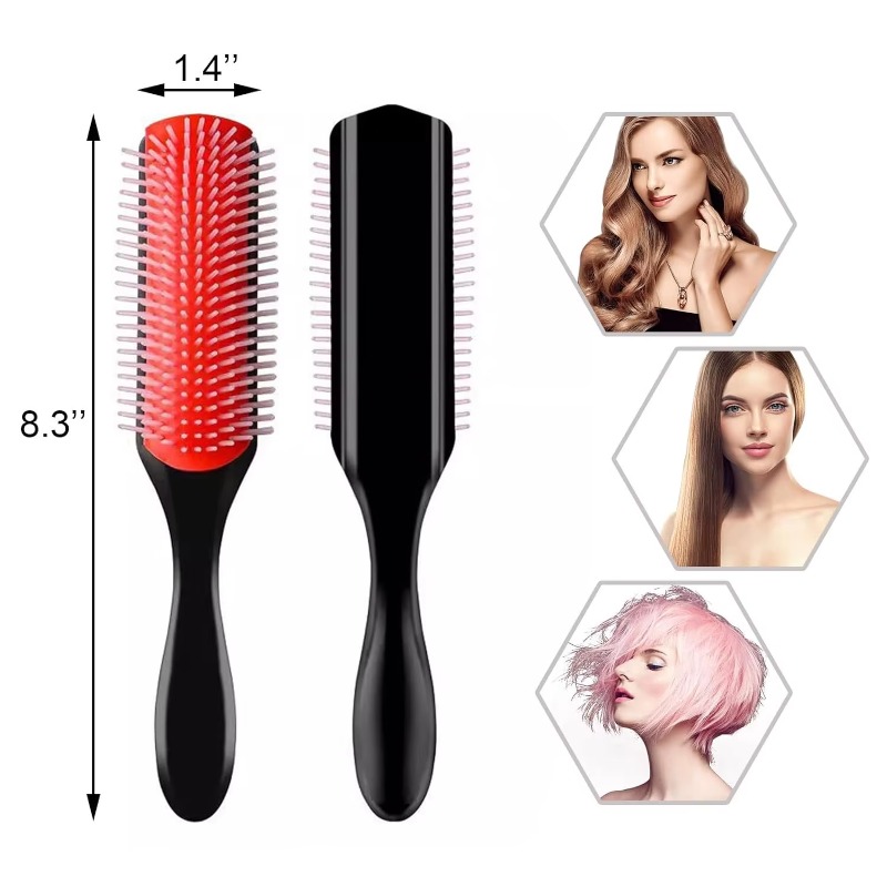WANMEIスタイリングカーリーヘアブラシ、自然な太い巻き毛 - Hair Care For Men のレビューと価格