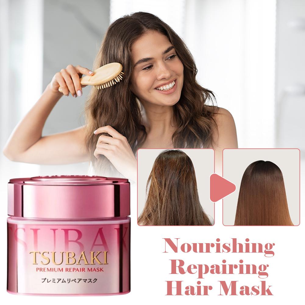 ツバキ リペアリング ヘアマスク 180g スムージング 栄 - Hair Care Tsubaki のレビューと価格