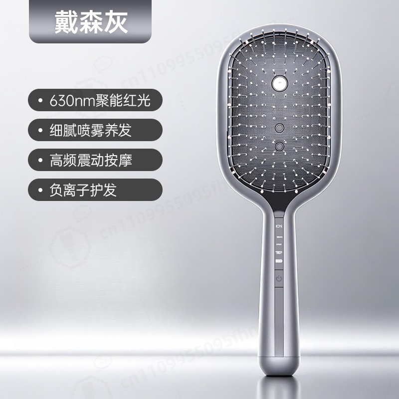 電動頭皮マッサージコーム 赤色光ヘアケアブラシ オイル液ガイ - Hair Care Tools のレビューと価格