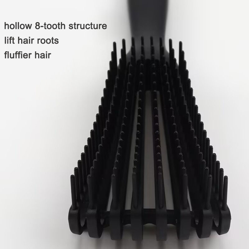 中空8歯タコ型頭皮マッサージコーム、髪の根元を引き上げ、静電 - Hair Care For Men のレビューと価格