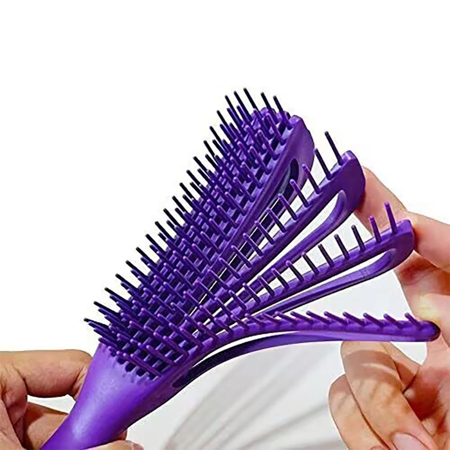 中空8歯タコ型頭皮マッサージコーム、髪の根元を引き上げ、静電 - Hair Care For Men のレビューと価格