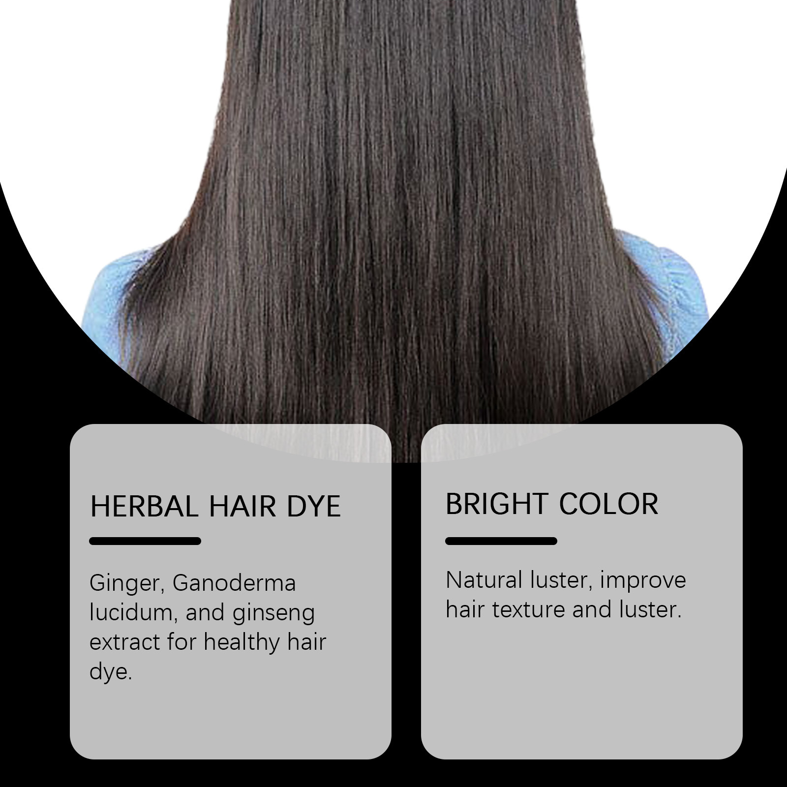 天然ハーブ黒髪染めシャンプー 3ステップで白髪を素早くカバー - Hair Care Step のレビューと価格
