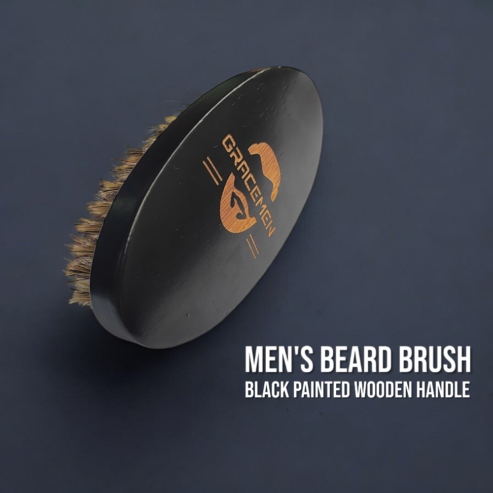 グレイスメン ヒゲブラシ - 天然木/竹製ハンドル メンズフ - Hair Care For Men のレビューと価格