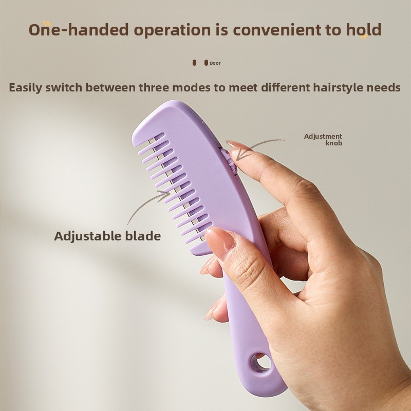 ポータブル調整可能な3段階速度ヘアトリミングコーム（刃付き） - Hair Care Tools のレビューと価格