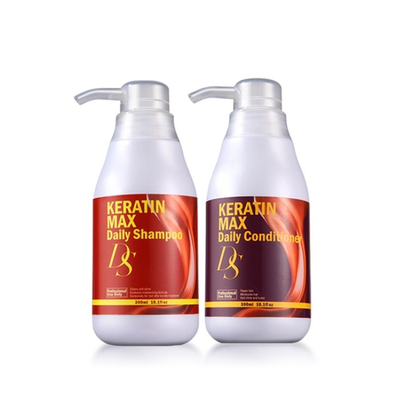 優れた毎日のシャンプー 300 ミリリットルds最大保湿 + - Keratin Treatment Set のレビューと価格
