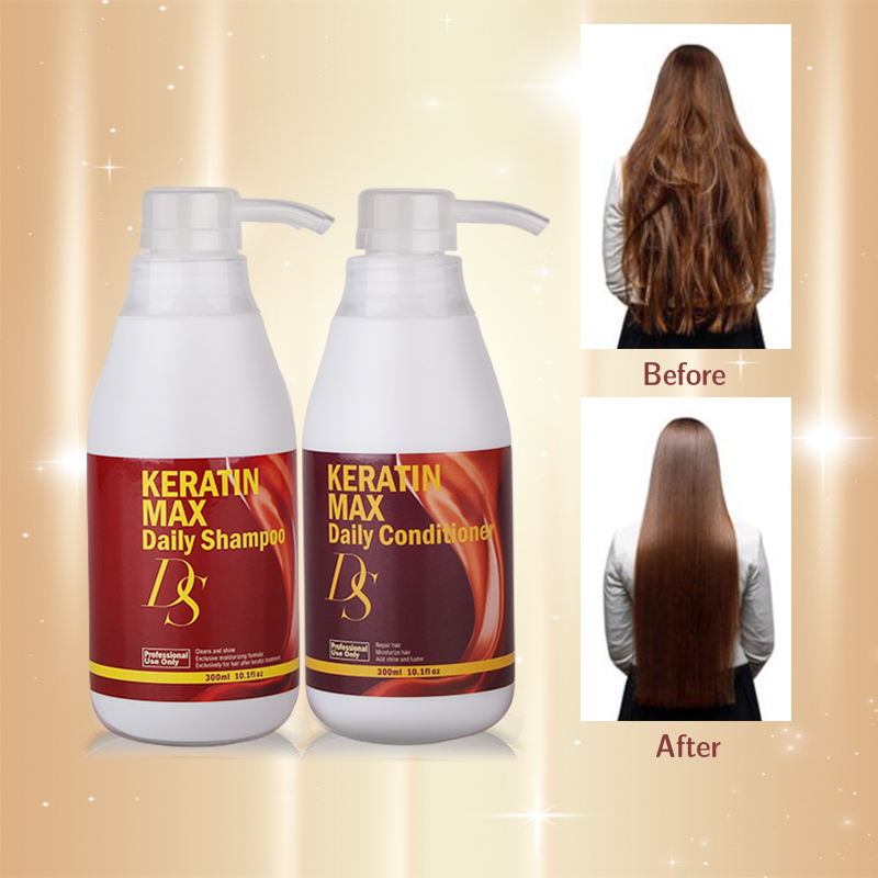 優れた毎日のシャンプー 300 ミリリットルds最大保湿 + - Keratin Treatment Set のレビューと価格