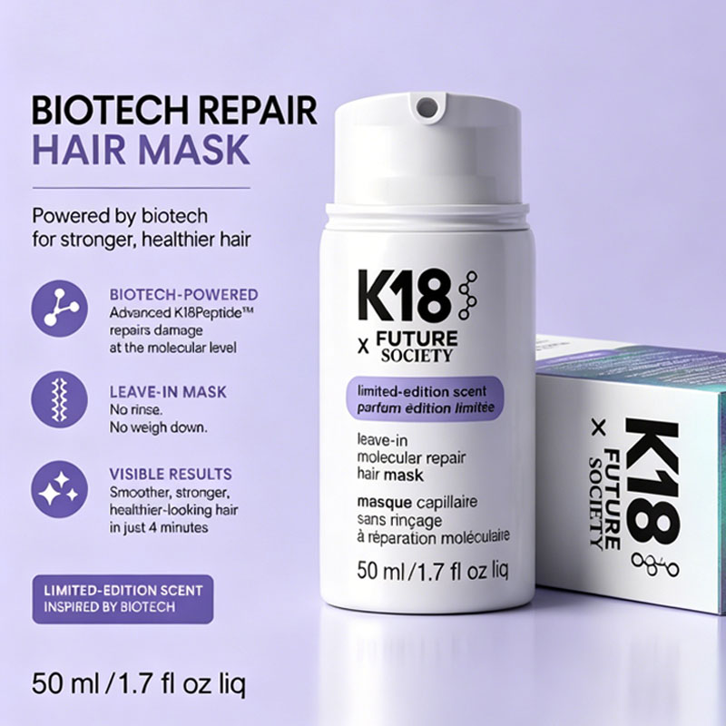 ベストセラーK18リーブインモレキュラーケラチンリペアヘアマ - Keratin Treatment Set のレビューと価格