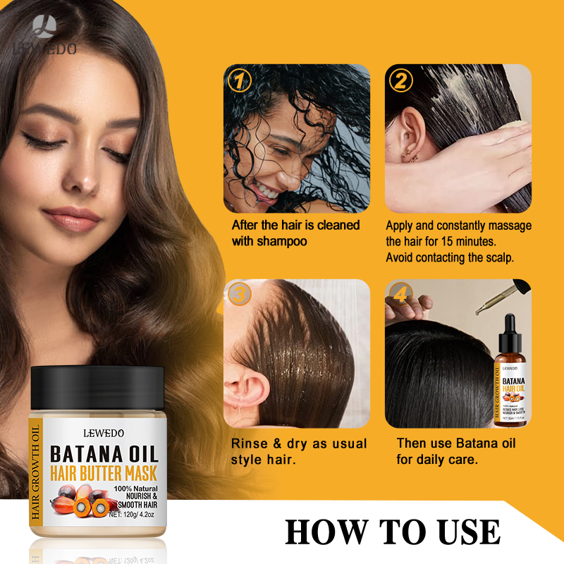 バタナオイル育毛キットトラクション脱毛症毛髪修復スプレー修復 - Keratin Treatment Set のレビューと価格
