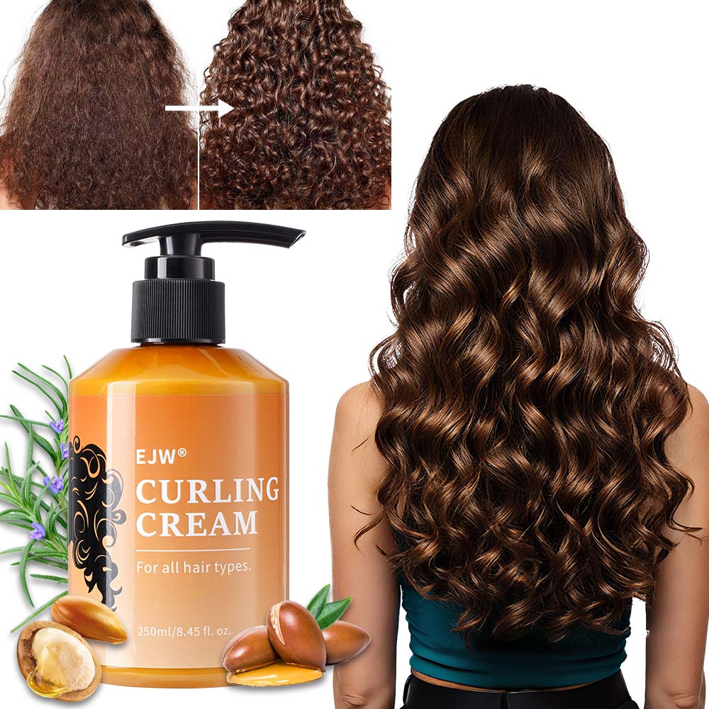 EJW アルガンオイル配合カール定着クリーム - ウェーブや - Hair Care Oil Serum のレビューと価格