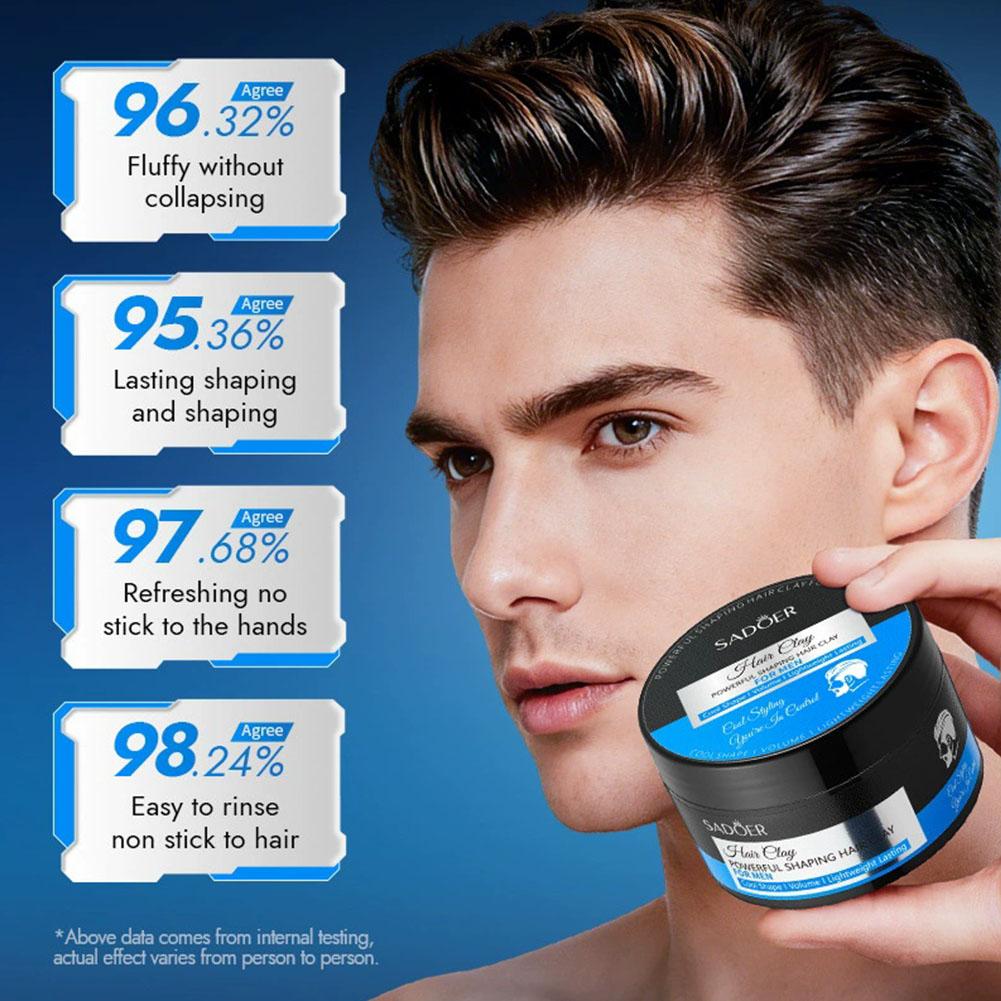 メンズストロングスタイリングヘアワックス、長時間キープ、ふん - Hair Care For Men のレビューと価格